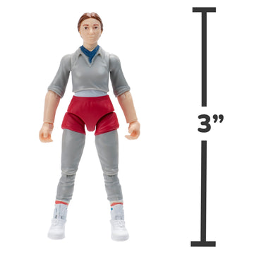 Stranger Things Eleven and Hopper 2-Pack - Two 4-Inch Articulated Action Figures with Accessories