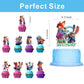 25Pcs Zootopia Cake Decorations with 24pcs Cupcake Toppers, 1pcs Big Cake Topper for Zootopia Birthday Party Supplies