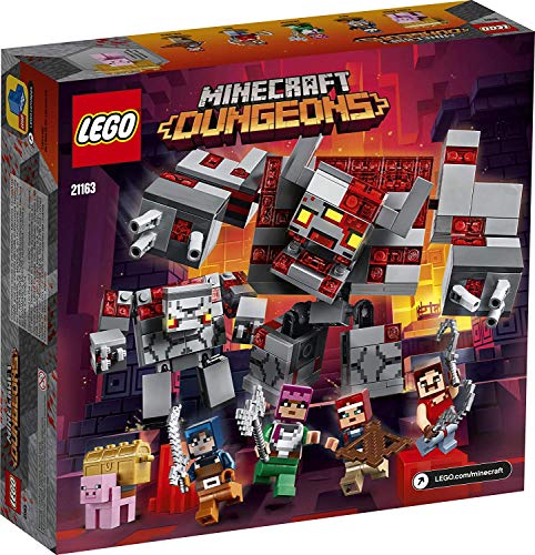 Lego Minecraft The Redstone Battle 21163 Cool Minecraft Set for Kids Aged 8 and Up, Great Birthday Gift for Minecraft Players and Fans of Monsters,