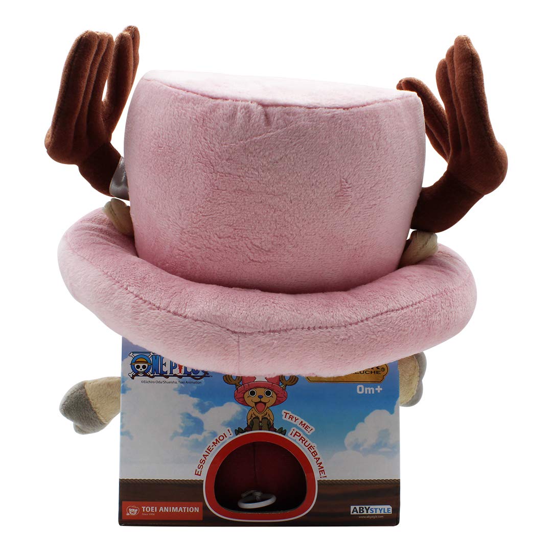 ABYSTYLE One Piece Chopper Rumbling Plush Polyester Stuffed Rumbling 10" Anime Manga Home Room Décor Essential Plush Accessories Gift Fans