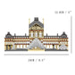 TzFioy Louvre Museum Paris Micro Brick Building Set (3377 Pieces) - Landmark Model Educational Toy Gift for Kids and Adults
