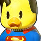 Just Play Superhero Man Rubber Duck Bath Toy, 3 inches