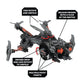 Snap Ships - KOMPLEX Hammerjaw K.L.A.W. Gunship - Building Toy Sets - 3 Builds - Ages 8+