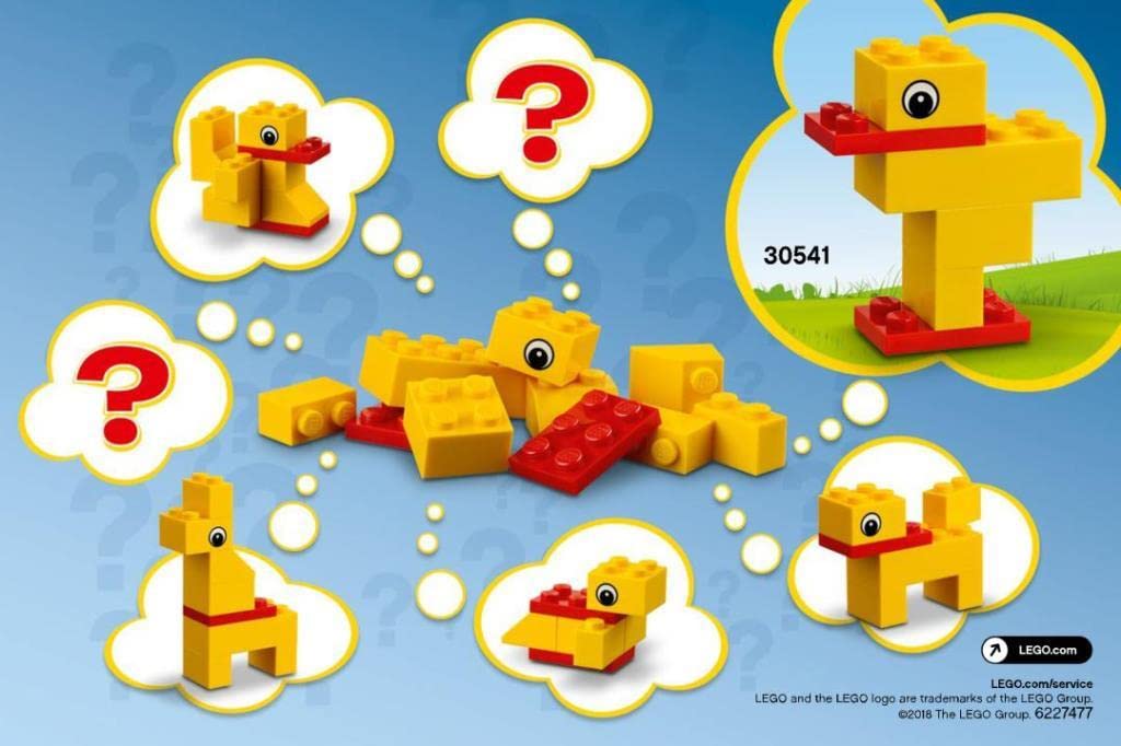 Lego - 30541 - Build a Duck - Yellow Duck 10 pcs Age 6+