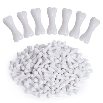 200pcs Halloween Skeleton Bones Mini Bones White Plastic Bones Halloween Skeleton Bone Decoration for Crafts Party Props Decoration