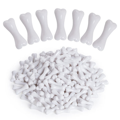 200pcs Halloween Skeleton Bones Mini Bones White Plastic Bones Halloween Skeleton Bone Decoration for Crafts Party Props Decoration