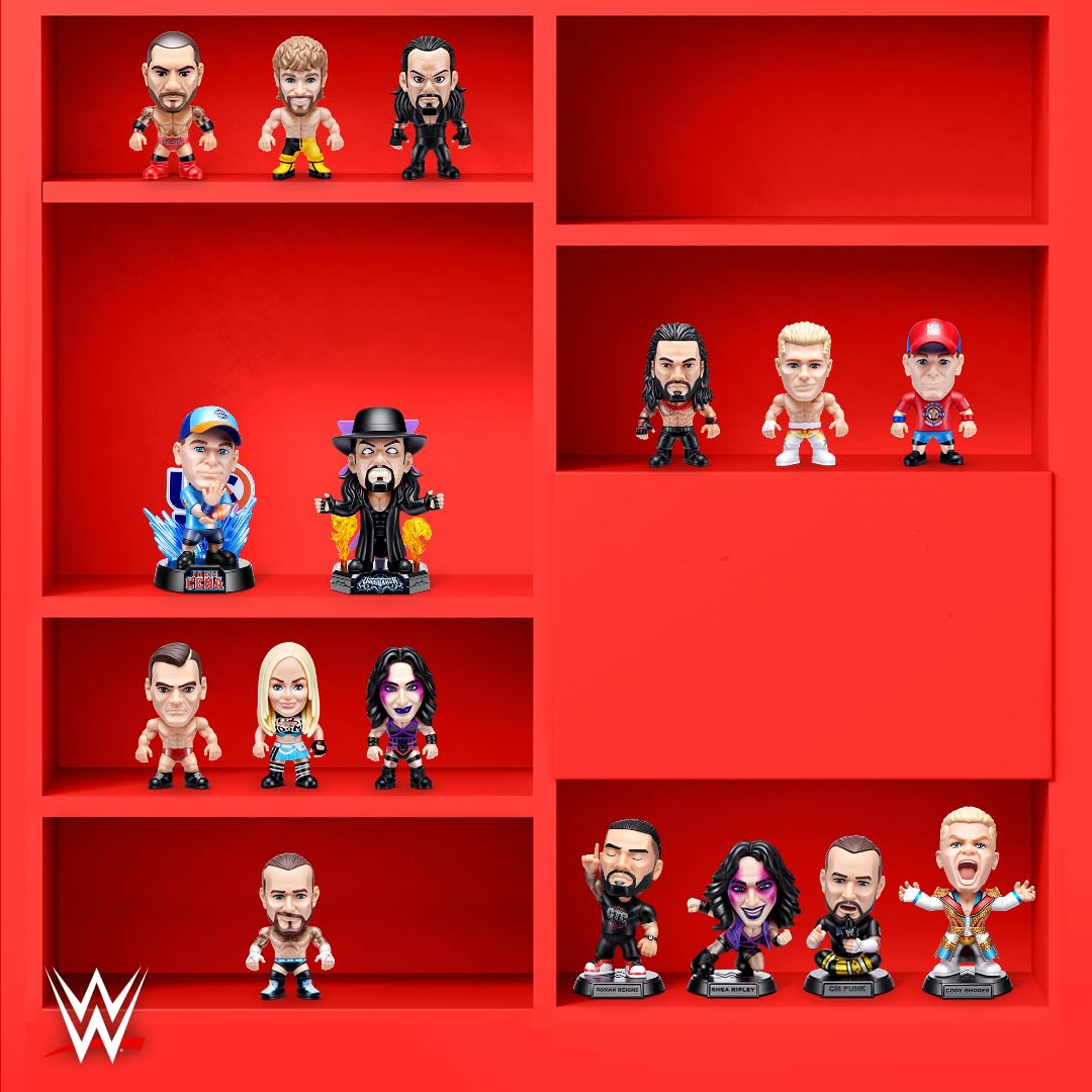 WWE Ballers Series 1(2 Pack) by ZURU - Official Licensed Product Surprise Unboxing Wrestling Collectible Sports Toy for Ages 3+