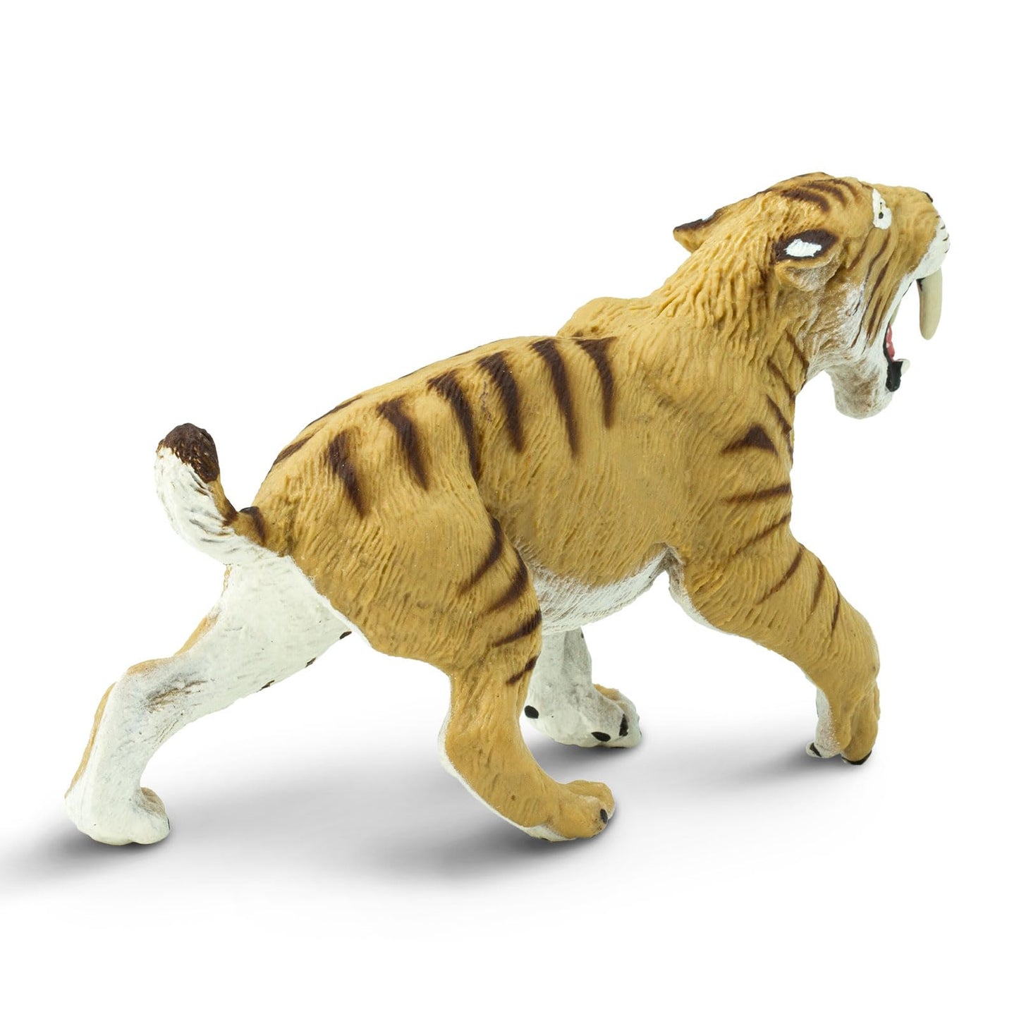 Safari Ltd. Smilodon Figurine - 4" Sabre-Toothed Tiger Figure - Educational Toy for Boys, Girls, and Kids Ages 3+