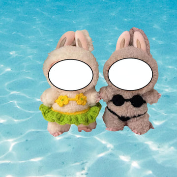 Clothes for 17cm/6.69inch Doll(Not Doll), Handmade Clothes, Bikini Clothes for Dolls, Cute Clothing, Fashion for Holidays(2Sets,Suitable for V1/V2/V3)