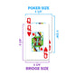 Copag 1546 Design 100% Plastic Playing Cards, Poker Size (Standard) Red/Blue (Jumbo Index, 1 Set)