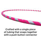 Beginner Dance Hula Hoop. Handmade in the USA (Pink)