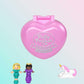 Polly Pocket Collector Compact with 2 Dolls, Keepsake Collection Royal Ball Jewelry Accessories Set, Collectible Toy with Unicorn Castle Theme