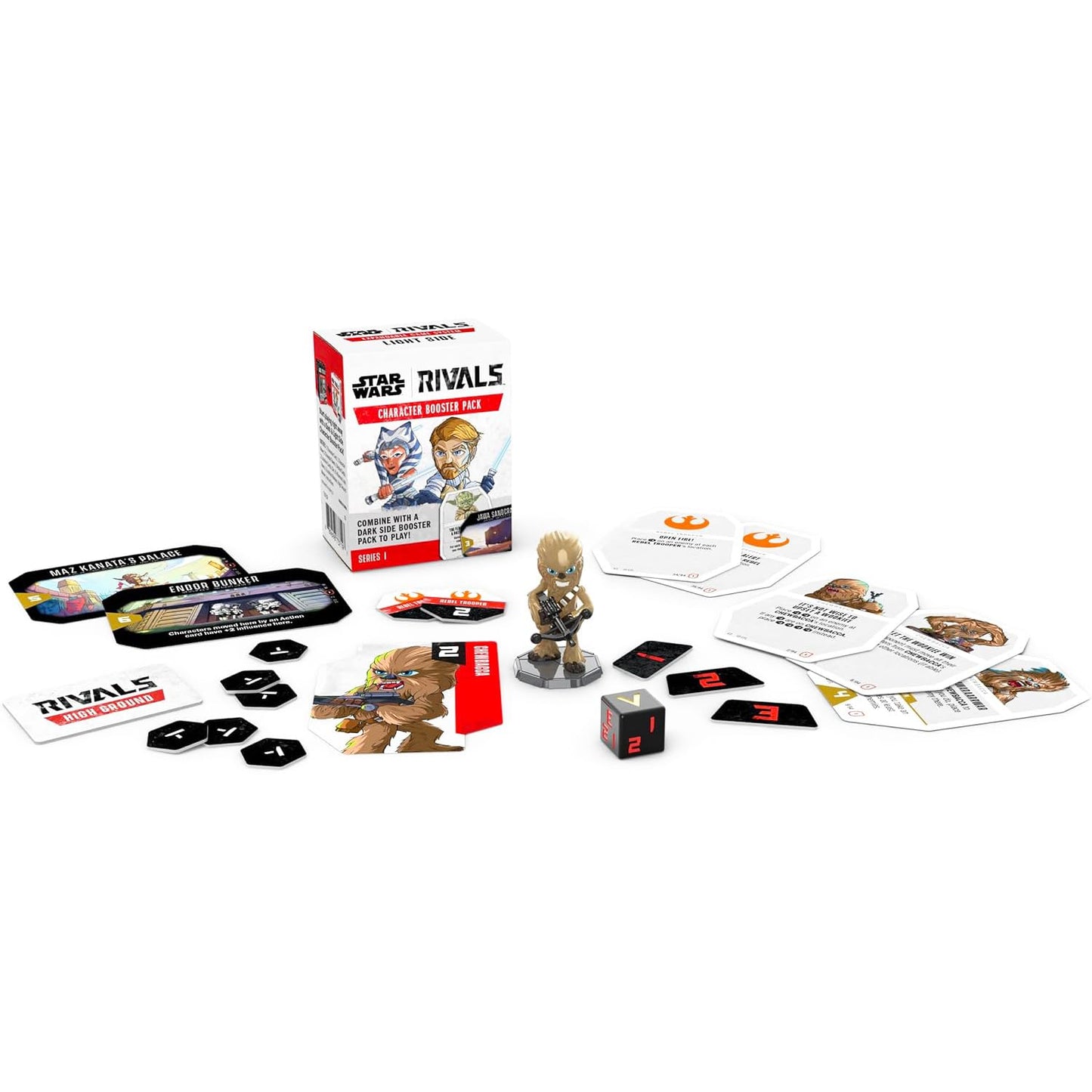 Star Wars Rivals Board Game with Expansion Packs - 3 Pc Bundle with Series 1 Expandable Game with Mini Figures and Booster Packs | Star Wars Game