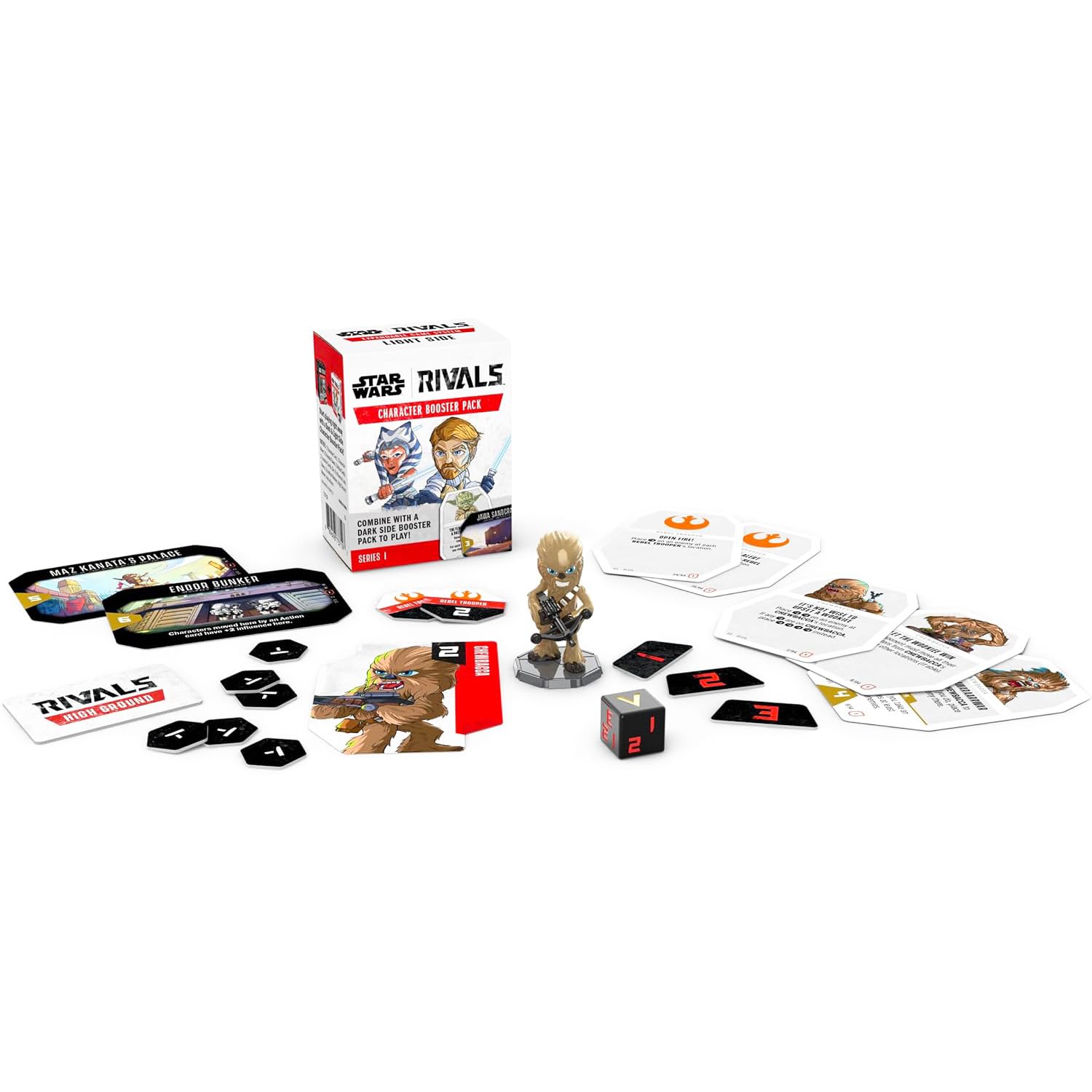 Star Wars Rivals Board Game with Expansion Packs - 3 Pc Bundle with Series 1 Expandable Game with Mini Figures and Booster Packs | Star Wars Game