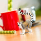 Safari Ltd. Ring-Tailed Lemur Figurine - Lifelike 4" Hand-Painted Wildlife Jungle Figure - Educational Toy for Boys, Girls & Kids Ages 3+