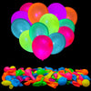 100 Pcs UV Neon Balloons, Neon Glow Party Balloons UV BlackLight Balloons glow in the dark party supplies for Birthday Decorations Wedding Glow Party