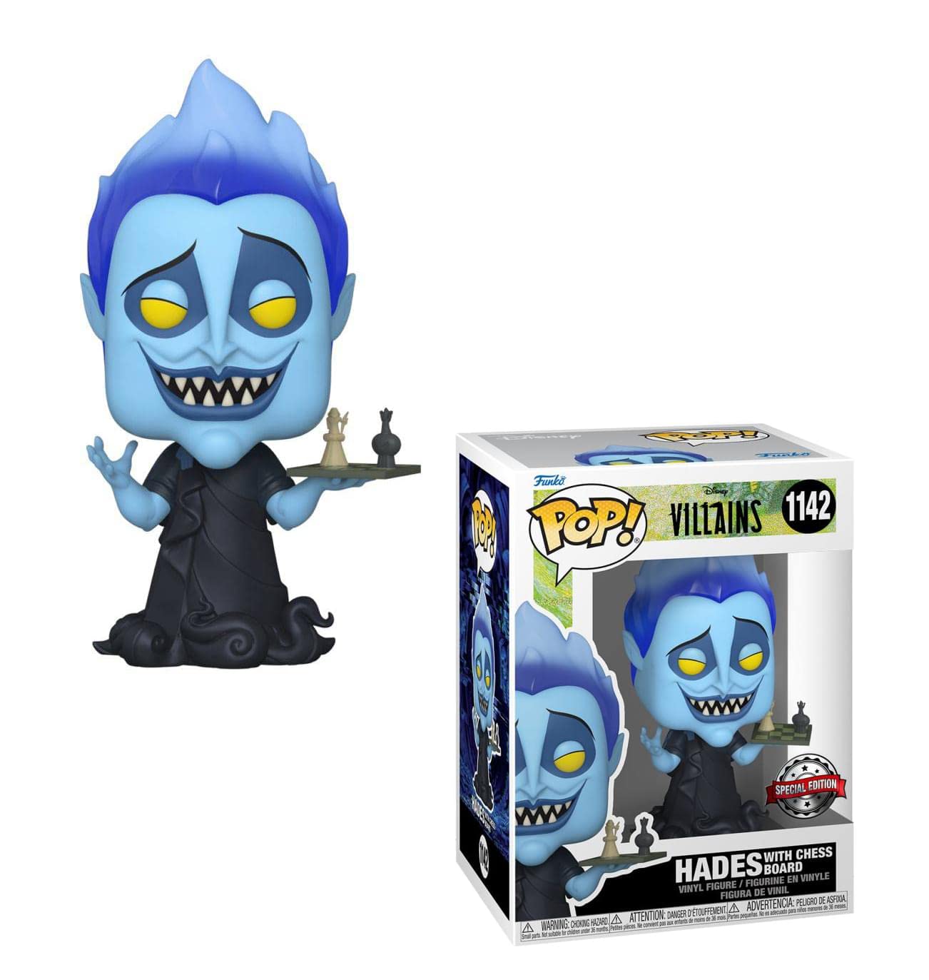 Funko Disney Hercules POP | Hades with Chess Board