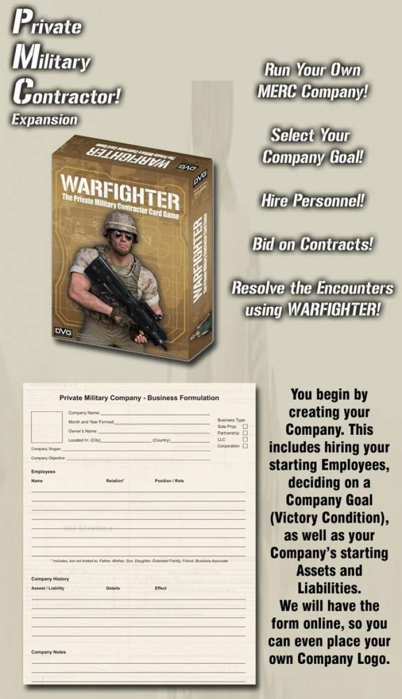 Warfighter: The Private Military Contractor Card Game