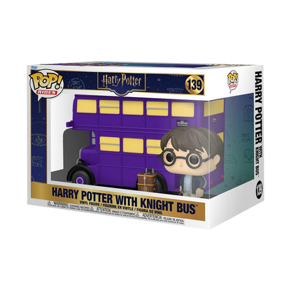 Funko Pop! Ride Super Deluxe: Harry Potter - Harry Potter with Knight Bus - Collectable Vinyl Figure - Gift Idea - Official Merchandise - Toys for