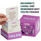 TALES 150 Conversation Cards, Friends Edition, Fun Friend Games for Adults, Teens, Kids, Perfect for Parties, Game Nights, Gifts & Gatherings