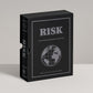 WS Game Company Risk Vintage Bookshelf Edition, Linen Wrapped Book Box & Slipcase - Secret Mission Variant & 6 Armies - Strategy Board Games