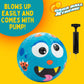 SCS Direct Gaga Ball Monster 5 in Playground Balls with Air Pump, 4 Pack