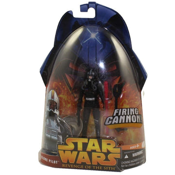 Star Wars 2005 Clone Pilot Action Figure #34B [All Black Variant]