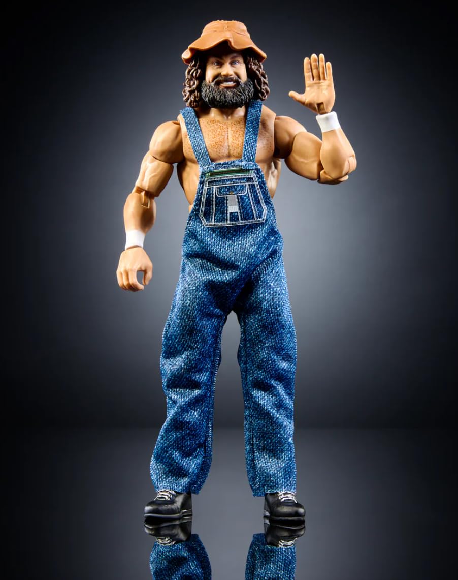 WWE Hillbilly Jim Mattel Elite Collection Saturday Nights Main Event Series 1 Wrestling Action Figure Toy Wrestler