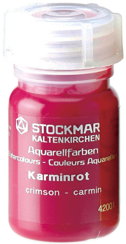 STOCKMAR Painting Supplies Watercolor Transparent Paint Crimson 1.7 fl oz (50 ml)