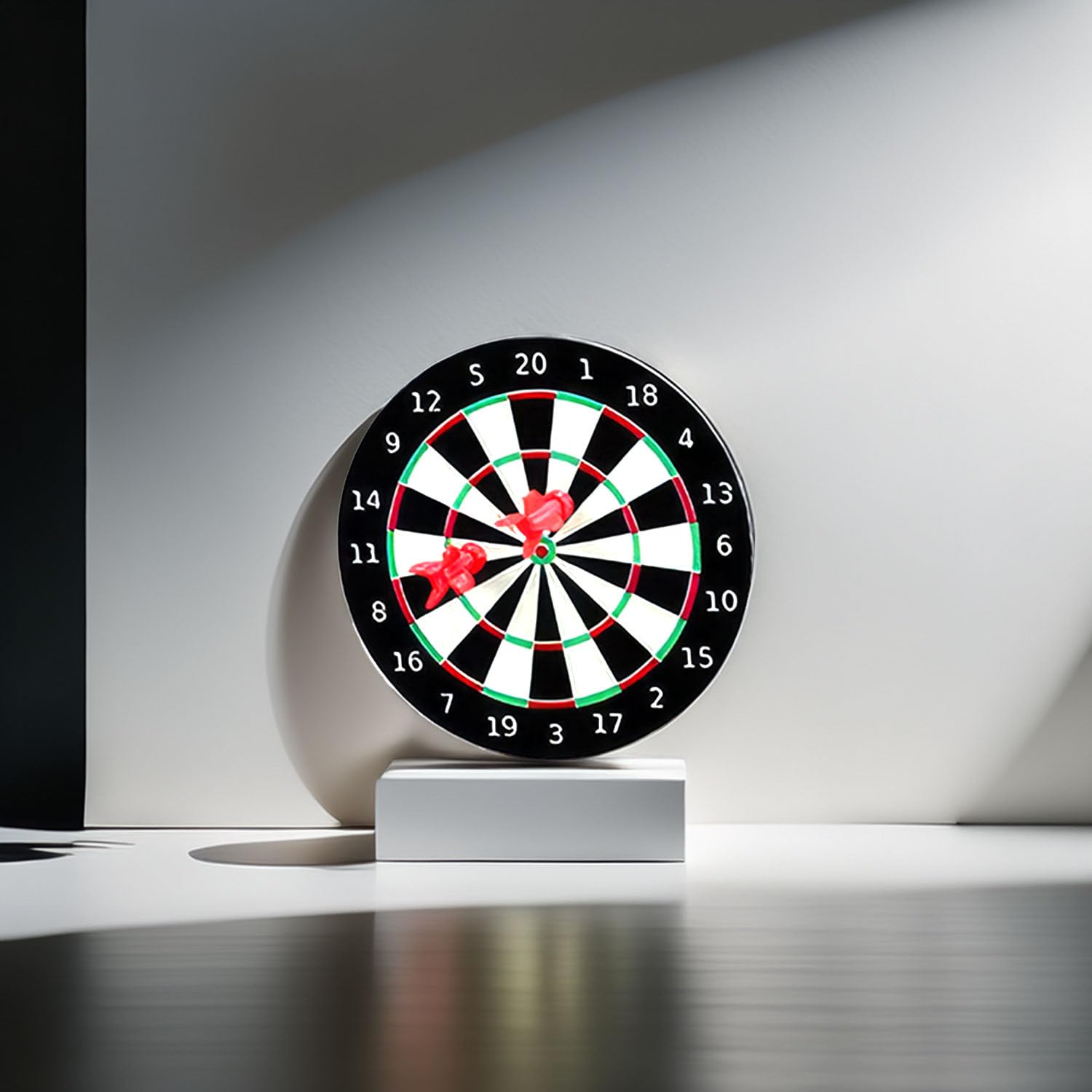 Miniature Magnetic Dartboard Sets (2 Pack): Includes 2 Boards & 4 Darts for Dollhouse Game Room, Bar Scene Decor, Adult Collector Fun