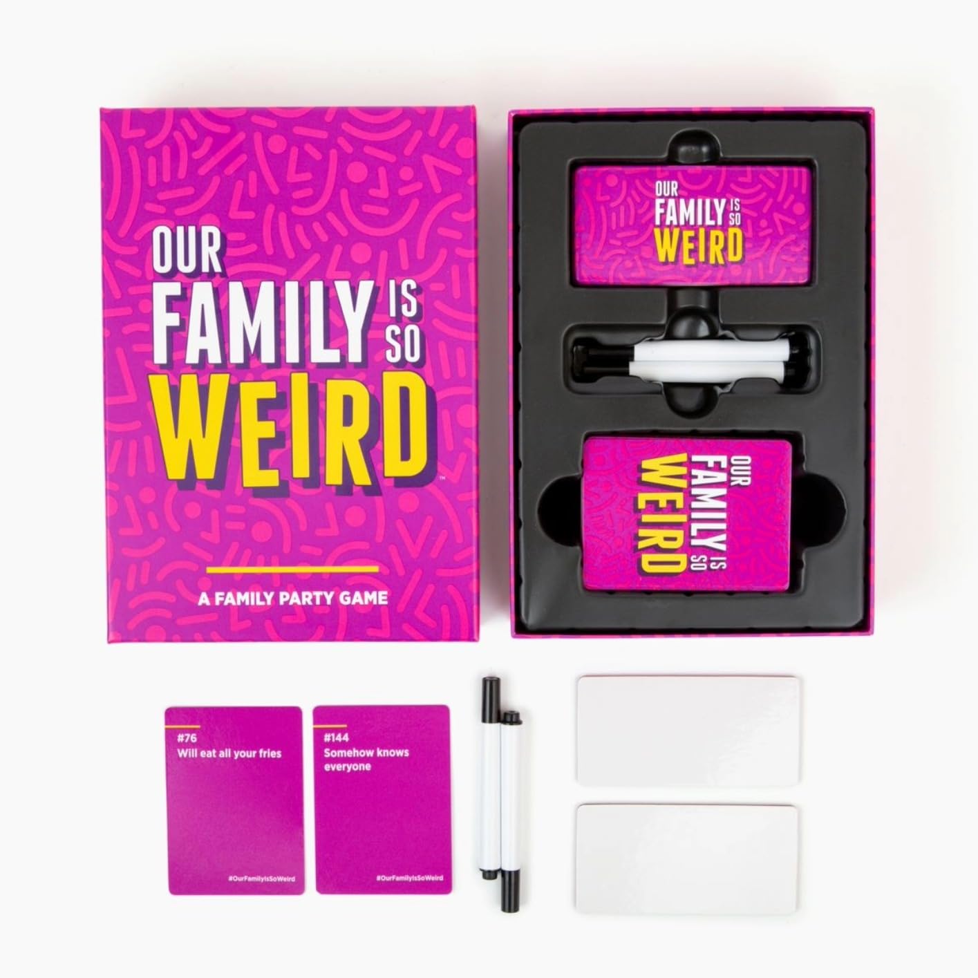 DSS Games Our Family is So Weird [A Family Card Game to Decide Who’s Most Likely to | Game Night Idea for Teens, Adults & Groups Great for Reunions