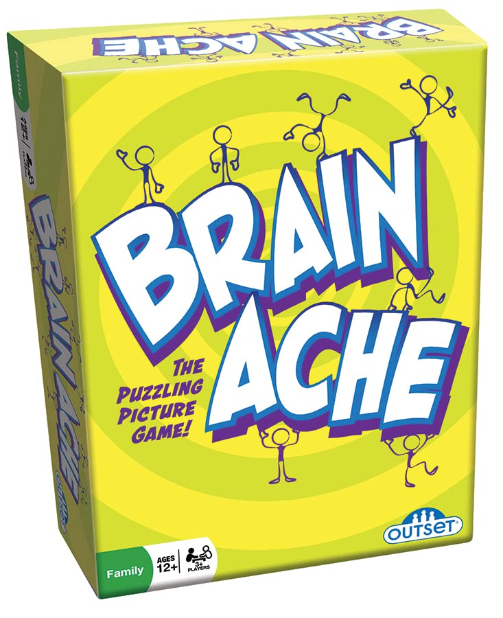 Outset Media Brain Ache - The Puzzling Picture Game - for Ages 12 Years and up