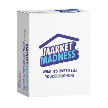 Market Madness - Funny Adult Party Card Game About Buying & Selling Online | Hilarious Party Meme Game for Game Night