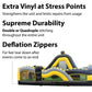 Radical Run Inflatable Obstacle Course with Climbing Wall - Venom Yellow and Black - 29' L x 18' W x 15' H - Commercial Grade Interactive Bounce House