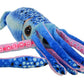 Wild Republic Wr Print Squid Plush, Stuffed Animal, Plush Toy, Gifts for Kids, Blue, 22"