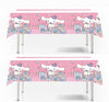 HABITZ 2pcs Children Birthday Party Tablecloth Table Cover,Children Birthday Supplies Decorations (4)