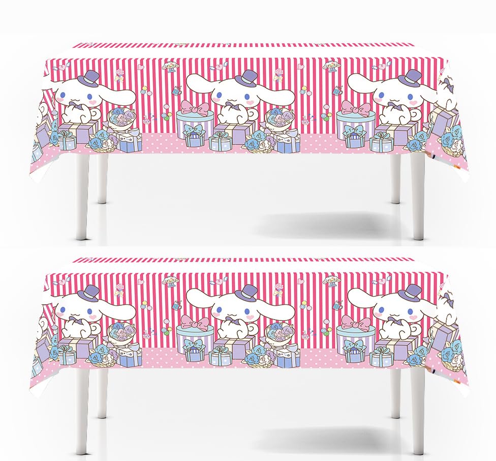 HABITZ 2pcs Children Birthday Party Tablecloth Table Cover,Children Birthday Supplies Decorations (4)