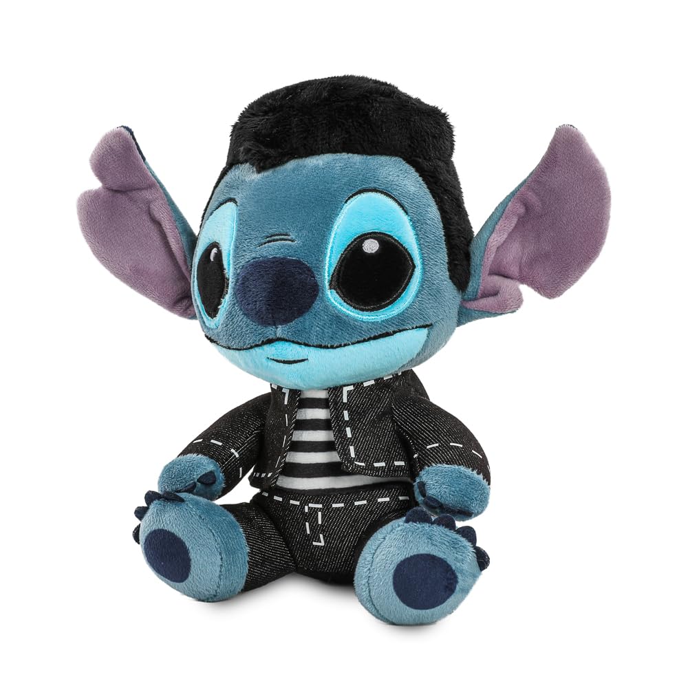 Disney Lilo and Stitch - Collectible Rocker Elvis Stitch 8 Inch Stuffed Plush Phunny Figure, by Kidrobot