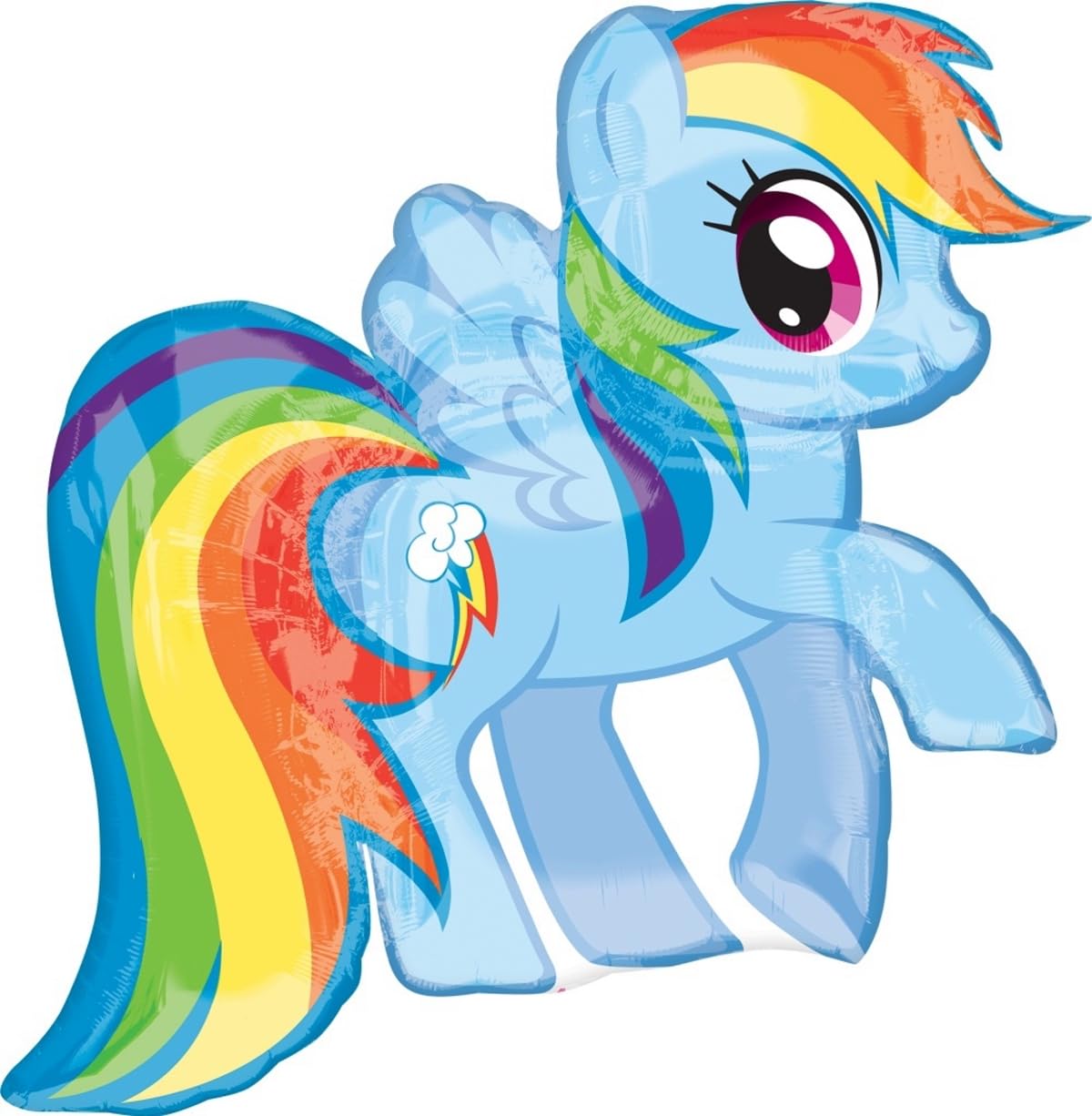 MLP Birthday Party Supplies Pinkie Pie Rainbow Dash Balloons Decorations