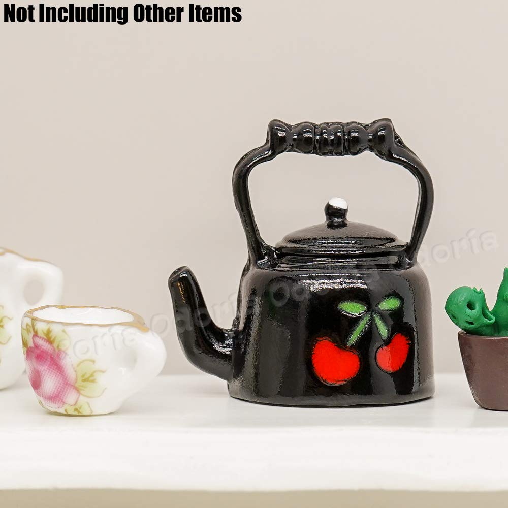 Odoria 1/12 Miniature Kettle Dollhouse Decoration Accessories
