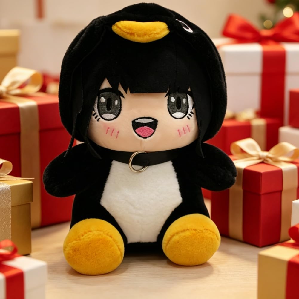 BXCH Gugugaga Penguin Plush Throw Pillow for Fans and Friends Beautifully Cute (Penguin A)