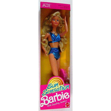 Barbie Sun Sensation JAZZIE Doll w Dazzling Jewelry! (1990)