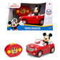 Jada Disney Junior Mickey Mouse Roadster R/C - Remote Control Car with Simple Controller, 1:24 Scale - Fun Toy for Kids Ages 4+