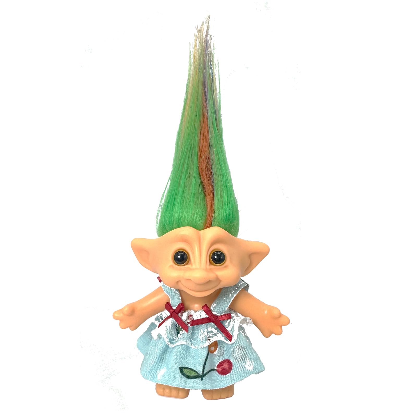 Yintlilocn 3.95" Lucky Troll Dolls Vintage 80s PVC Trolls Doll