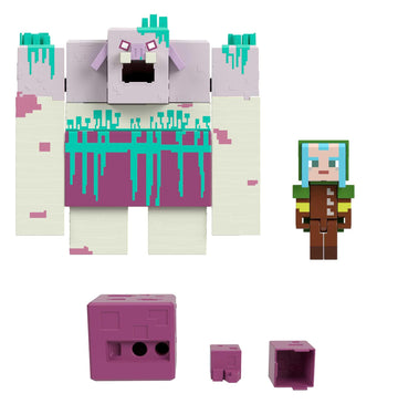 Mattel Minecraft Legends Action Figure, Devourer with Slime Attack Move & Accessory, Collectible Toy in 3.25-inch Scale