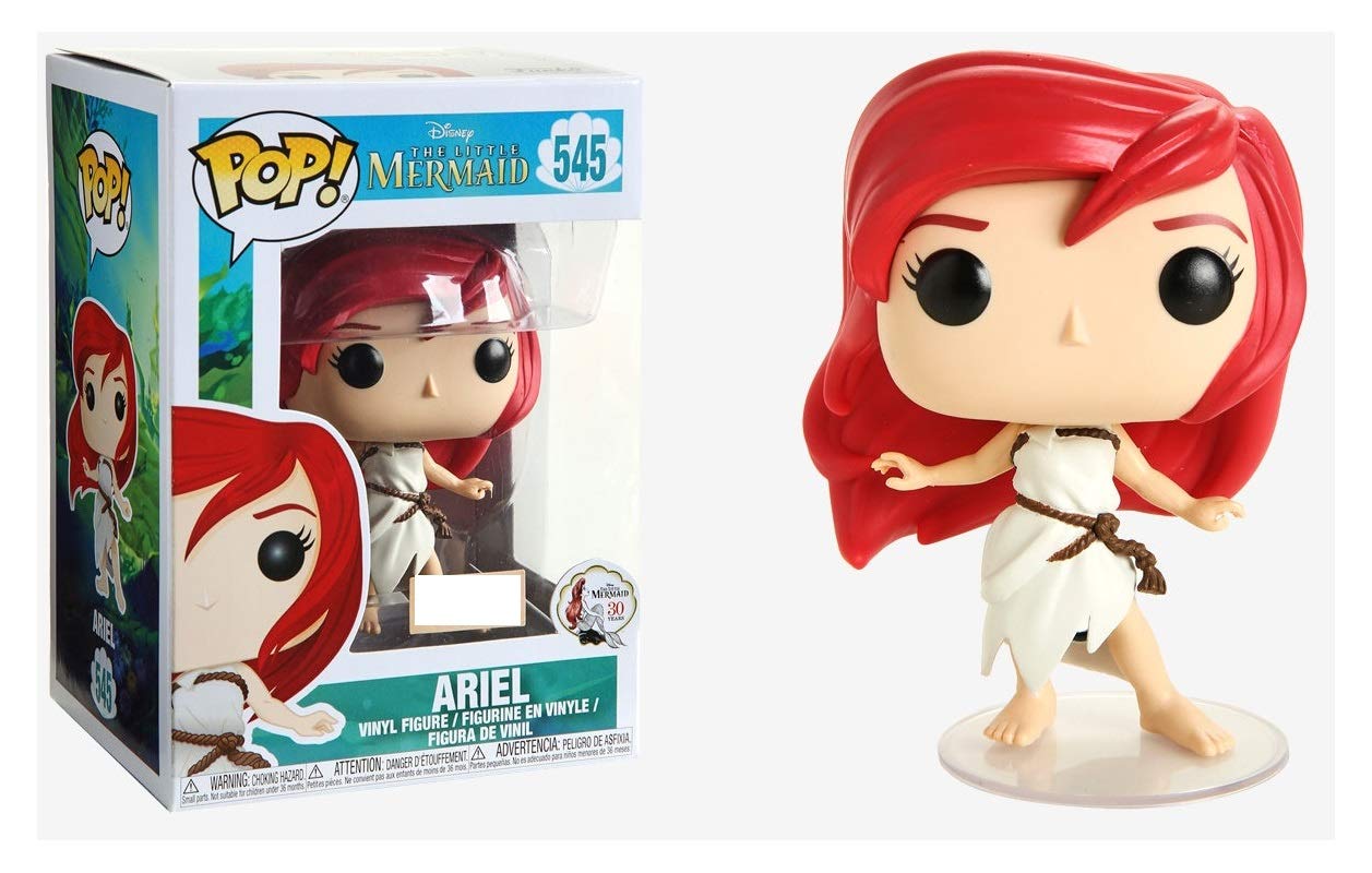 Funko Pop! Disney The Little Mermaid Ariel White Sail Rags Dress Exclusive Vinyl Figure 545