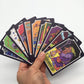 Milcraft Adventure Anime Tarot Cards - 31 Pcs JoJo Anime Tarot Cards Board Game Divination Entertainment Party Board Game