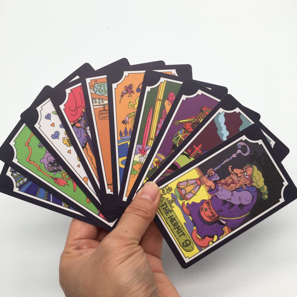 Milcraft Adventure Anime Tarot Cards - 31 Pcs JoJo Anime Tarot Cards Board Game Divination Entertainment Party Board Game