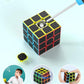 Roxenda Speed Cube Set, Speed Cube Bundle of 2x2 3x3 4x4 and Pyramid Cube Smoothly Magic Cubes Collection for Kids Teens & Adults [4 Pack] (Carbon