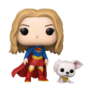 Funko Pop! & Buddy: Supergirl - Supergirl with Puppy Krypto - Collectable Vinyl Figure - Gift Idea - Official Merchandise - Toys for Kids & Adults